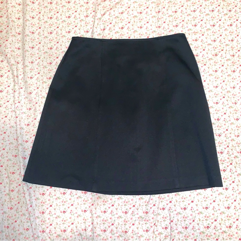 Black vintage mini skirt - Made in USA - y2k 90s vintage